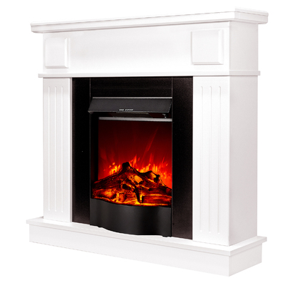 Каминокомплект Oscar & Corsica, Art Flame, 997x1034x270 мм, 1500W, 2 мощности обогрева, 5 режимов интенсивности пламени, Кнопка вкл/выкл