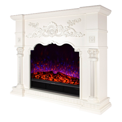 Electric fireplace Miraj & Maximus, Art Flame, 1250x1500x350 mm, 1500W, 3 flame colors, 5 flame brightness levels, Timer