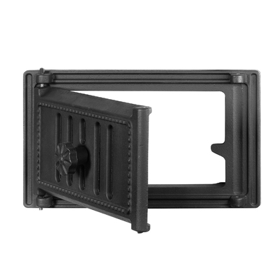 Ash door for stove B 101, Art Flame, 310×190 mm, Cast iron, 700–950℃ resistance, Rotary opening