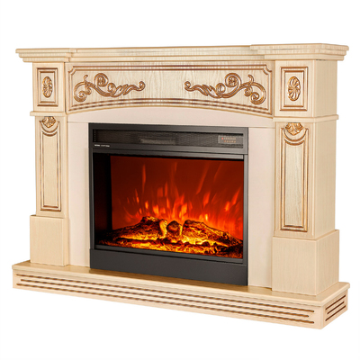 Electric fireplace Marmaris & Mirabella, Art Flame, 1000x1350x330 mm, 1950W, Crackling sounds, 5 flame brightness levels, Timer
