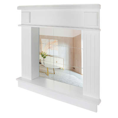 Corner decorative fireplace Marina plus, Art Flame, 1000x1000x500 mm