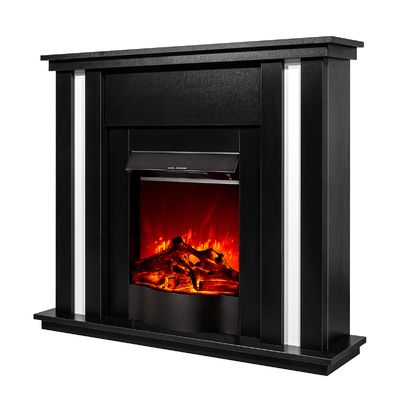Electric fireplace Gustavo & Corsica, Art Flame, 950x1100x270 mm, 1500W, 2 heating levels, 5 flame brightness levels, Power button