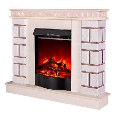 Electric fireplace Nazary mini & Corsica, Art Flame, 874x1080x245 mm, 1500W, 2 heating levels, 5 flame brightness levels, Power button