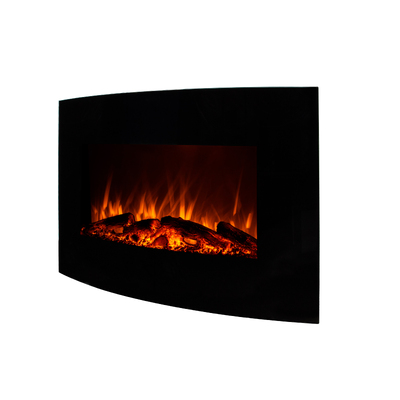 Santorini wall mounted electric fireplace, Art Flame, 560x900x130 mm, 1500W, 2 heating levels, 5 flame brightness levels, Timer