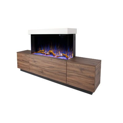 Electric fireplace Lumea & Haiti 40, Art Flame, 1041x2010x330 mm, 1500W, 100 color combinations, thermostat, logs and crystals