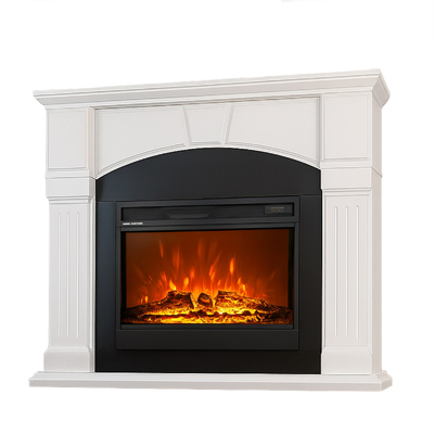 Каминокомплект Casandra & Mirabella, Art Flame, 1150x1350x330 мм, 1950W, Эффект треска дров, 5 режимов интенсивности пламени, Таймер