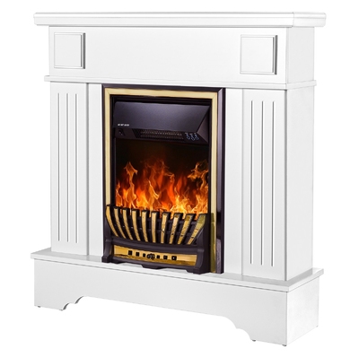 Electric fireplace Marina extra & Meridian, Art Flame, 1092x1034x300 mm, 2000W, Thermostat, 5 flame brightness levels, Timer