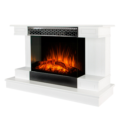 Șemineu electric Azona & Flamora, Art Flame, 710x1120x430 mm, 1500W, 6 culori ale flăcărilor, Termostat, 5 niveluri ale intensității flăcărilor 