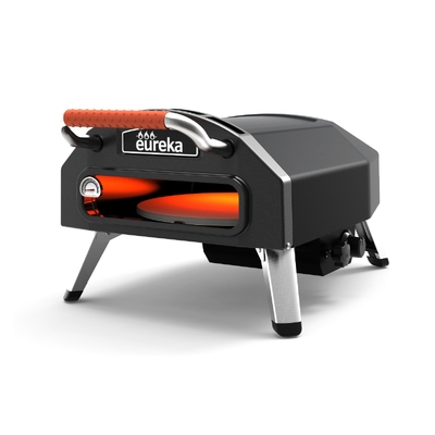 Cuptor pentru pizza XN16P, 505x788x371 mm, Art Flame, Ușă cu geam pentru încălzire rapidă și vizibilitate în interior, Tavă rotativă pentru coacere uniformă, Încălzire până la 500°C în 20 de minute, spațiu pentru pizza de 16 inch, Picioare pliabile