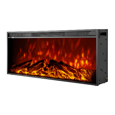Встраиваемый электрокамин Tasmania, Art Flame, 367x883x160 mm, 1500W, 2 мощности обогрева, 5 режимов интенсивности пламени, Таймер