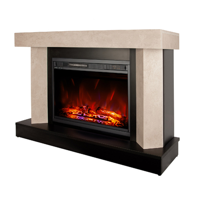 Каминокомплект Palermo mini & Lorance color, Art Flame, 750x1050x320 мм, 1500W, 3 цвета пламени, 2 мощности обогрева, 5 режимов интенсивности пламени