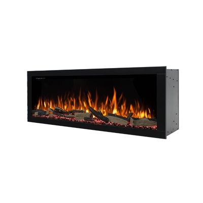  Șemineu electric incorporabil Mexico 43, Art Flame, 480x1100x250 mm, 1500W, peste 100 de combinații de culori, Termostat, Bușteni și cristale