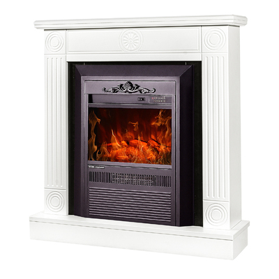 Șemineu electric Donald & Cristina, Art Flame, 865x820x250 mm, 2000W, 2 trepte de încălzire, 5 niveluri ale intensității flăcărilor, Timer