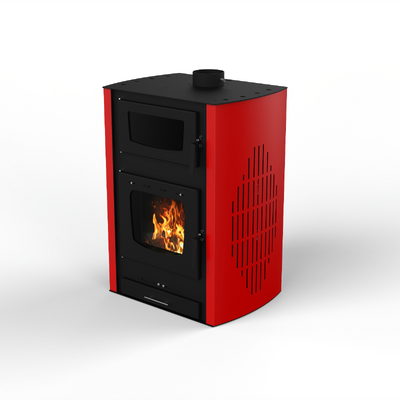 Wood-burning stove Lava, Art Flame, 867,3x588x710,8 mm, 14,4kW