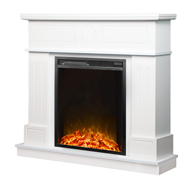 Șemineu electric Ambasador & Miriam, Art Flame, 1000x1048x300 mm, 1500W, 2 trepte de încălzire, 5 niveluri ale intensității flăcărilor, Timer