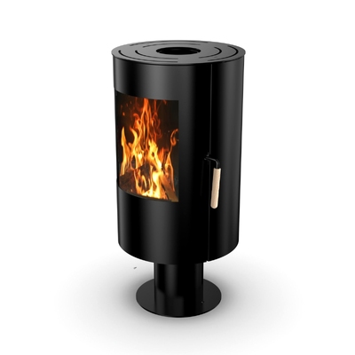 Wood-burning stove Volcano, Art Flame, 1006x480x526,7 mm, 7kW