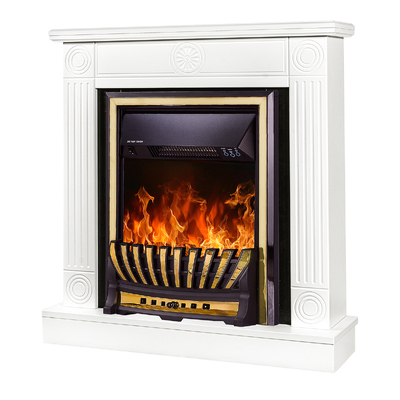 Șemineu electric Donald & Meridian, Art Flame, 865x820x250 mm, 2000W, Termostat, 5 niveluri ale intensității flăcărilor, Timer