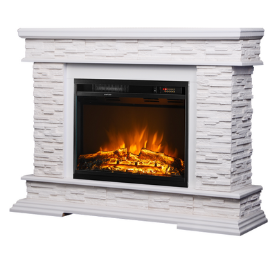 Șemineu electric Stone & Lorance color, Art Flame, 880x1180x305 mm, 1500W, 3 culori ale flăcărilor, 2 trepte de încălzire, 5 niveluri ale intensității flăcărilor