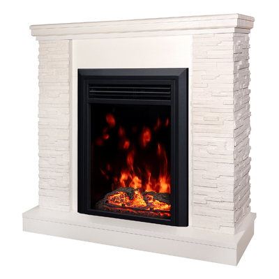 Electric fireplace Rock & Cris, Art Flame, 903x980x300 mm, 1500 W, Crackling sounds, 10 flame colors, Thermostat, Timer