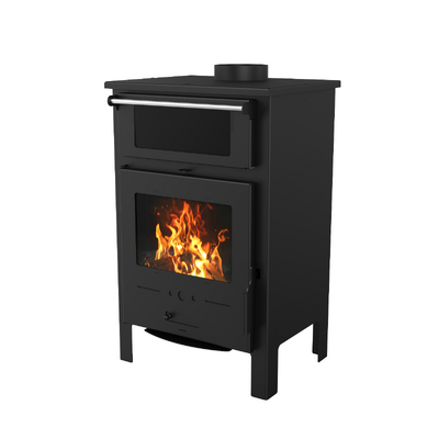 Wood-burning stove Olympus, Art Flame, 892x542x463 mm, 9kW