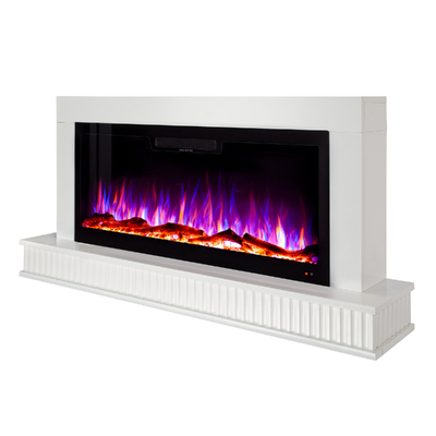 Electric fireplace Fluxa & Vegas 42, Art Flame, 680x1400x270 mm, 1500W, 10 flame colors, Thermostat, Logs and crystals