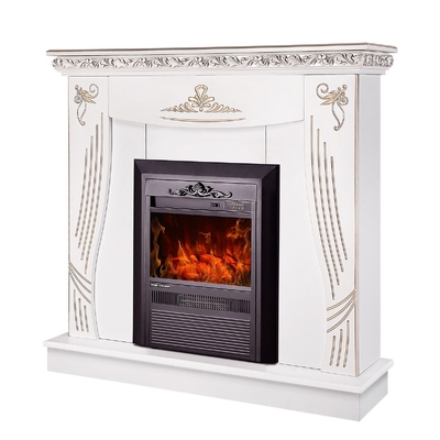 Electric fireplace Napoli & Cristina, Art Flame, 1035x1100x300 mm, 2000W, 2 heating levels, 5 flame brightness levels, Timer